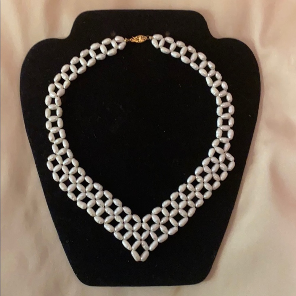 Freshwater pearl necklace
